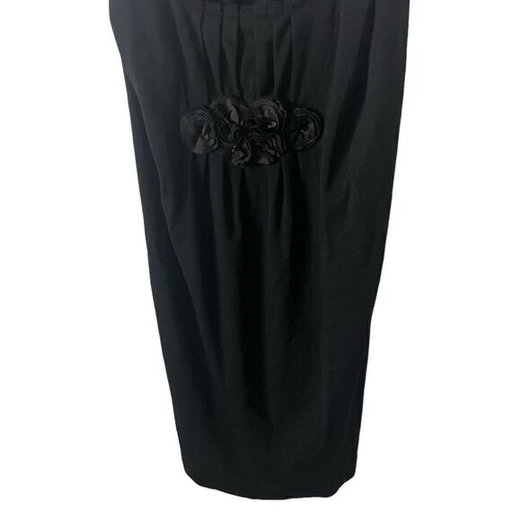 J Crew Rosetta Wool Shift Black Dress Size Small - Picture 5 of 8